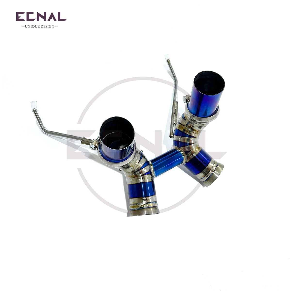 Ecnal Exhaust Straight-through Axle-back Pipe without Valve Exhaust System for Mclaren 540c 570s 570gt 3.8T to 600LT