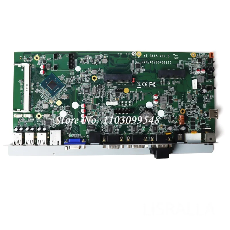 Placa Base Original XT3615-VER.B, Número de Pieza: 46780406210 para Posiflex XT3615-VER.B XT3815B1, Repuestos para Caja Registradora