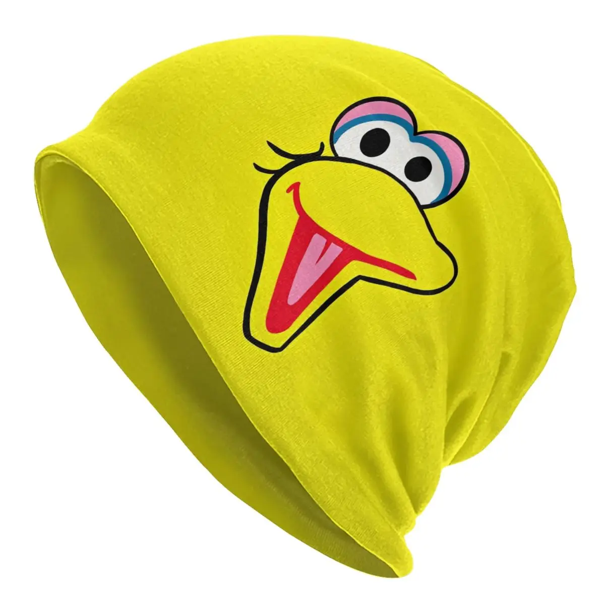 

Sesame Street Cookie Monster Skullies Beanies Hats Big Bird Face Spring Unisex Outdoor Cap Warm Thermal Elastic Bonnet Hats