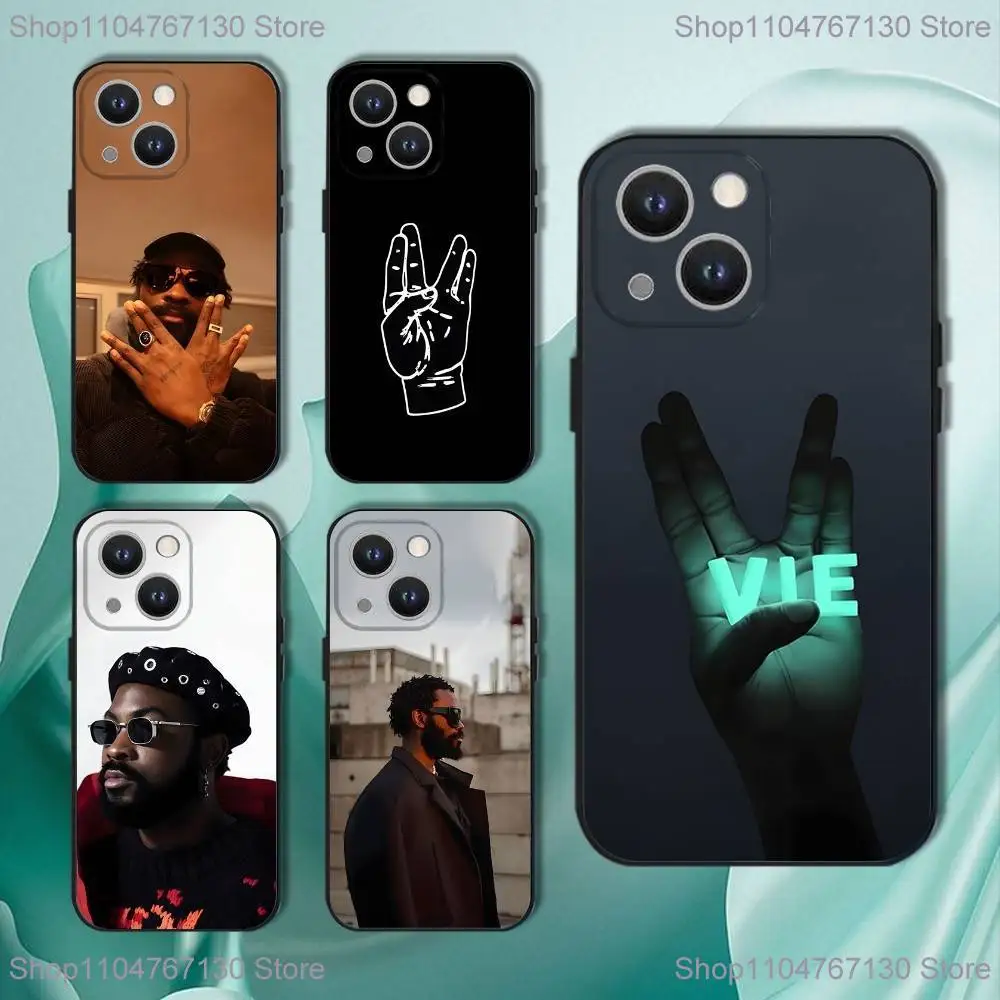 

D-Damso rapper Phone Case For iPhone 17,16,15,14,13,12,11,Pro,XS,Max,XR,Plus,E,SE4,Mini Black Soft Cover