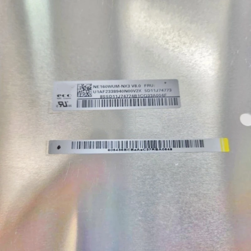 NE160WUM-NX3 IPS 16.0'' Matrix Laptop LCD Screen Original 1920X1200 40 Pins