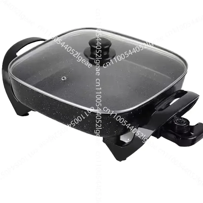 Portable 5L Rice Cooker Square Non-stick Healthy Kitchenware Dormitory Household Tempered Glass