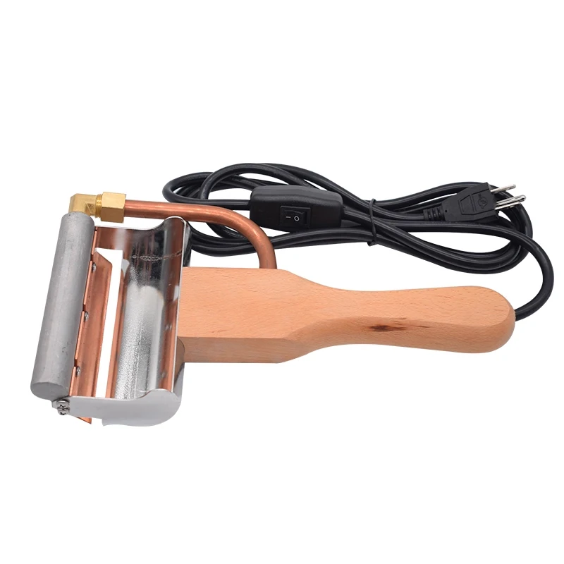 Electric Honey Cutting Knife Tool for Cutting Honey, Cutting Wax and Honey with Wooden Handle, Electric Honey