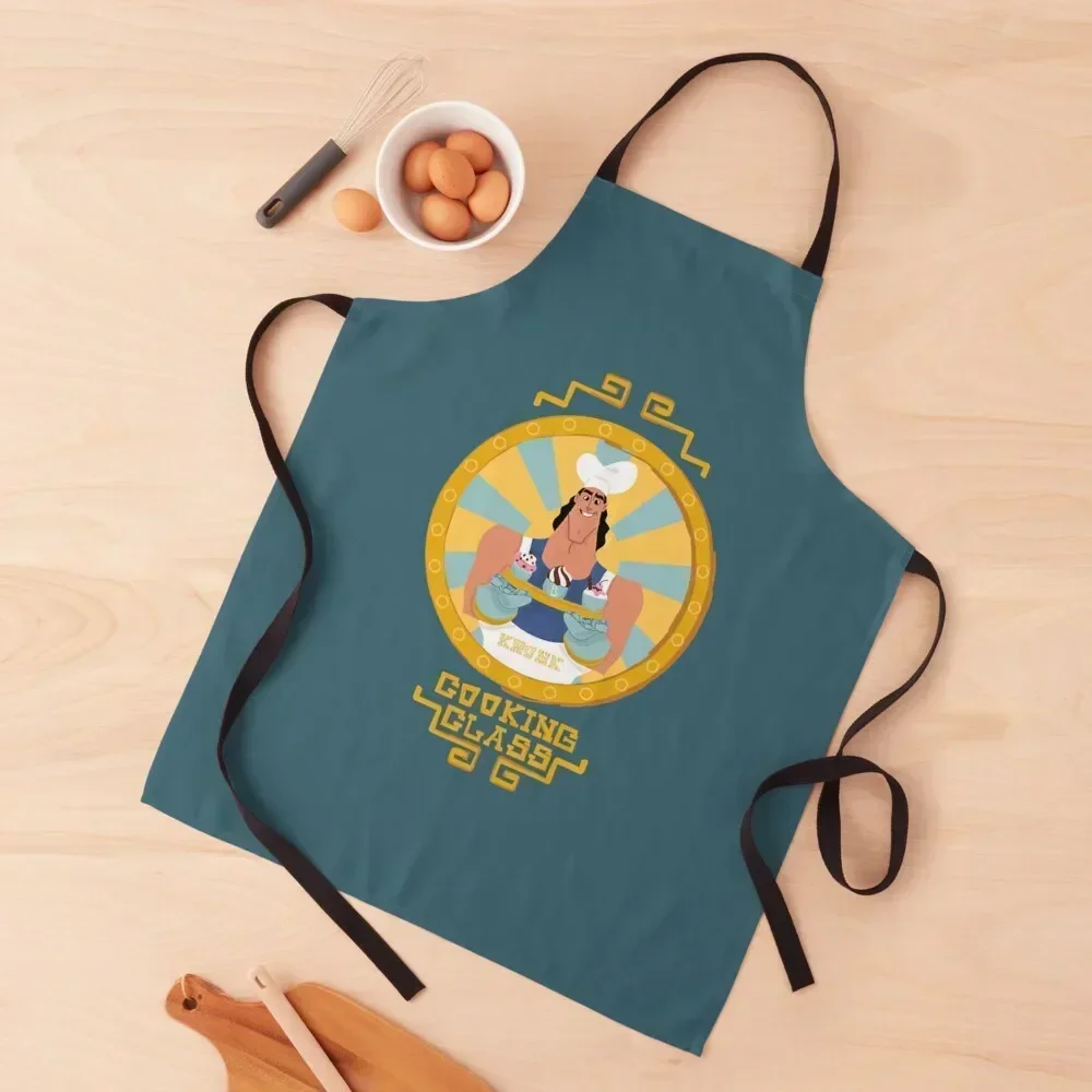 

Cooking Class with Kronk Apron Kitchen Tools For Cooking Women's Home Clothes useful gadgets for home Apron