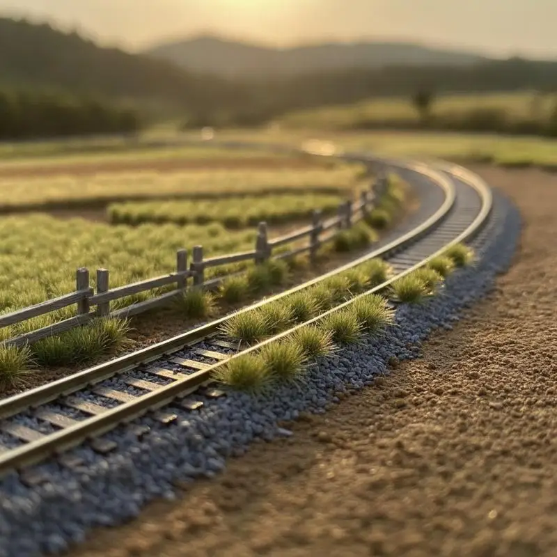 91Pcs Mini Farmland Static Railroad Terrain Miniature Scenery Tufts Model Bushy Static Grass Microlandscape Model