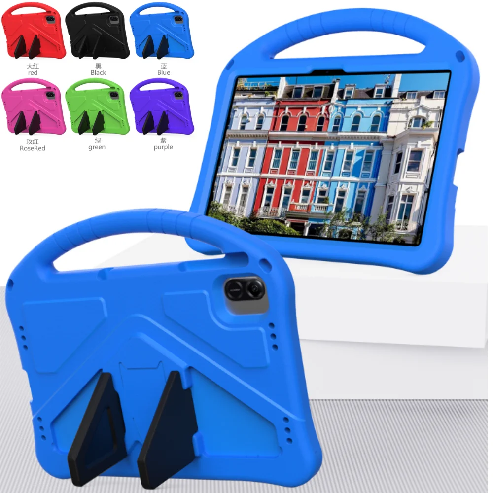 Kids EVA Case for Huawei Honor Pad X8a 2024 11 inch Funda Stand Shockproof Kid-Proof Handle Stand Protective Tablet Cover 11