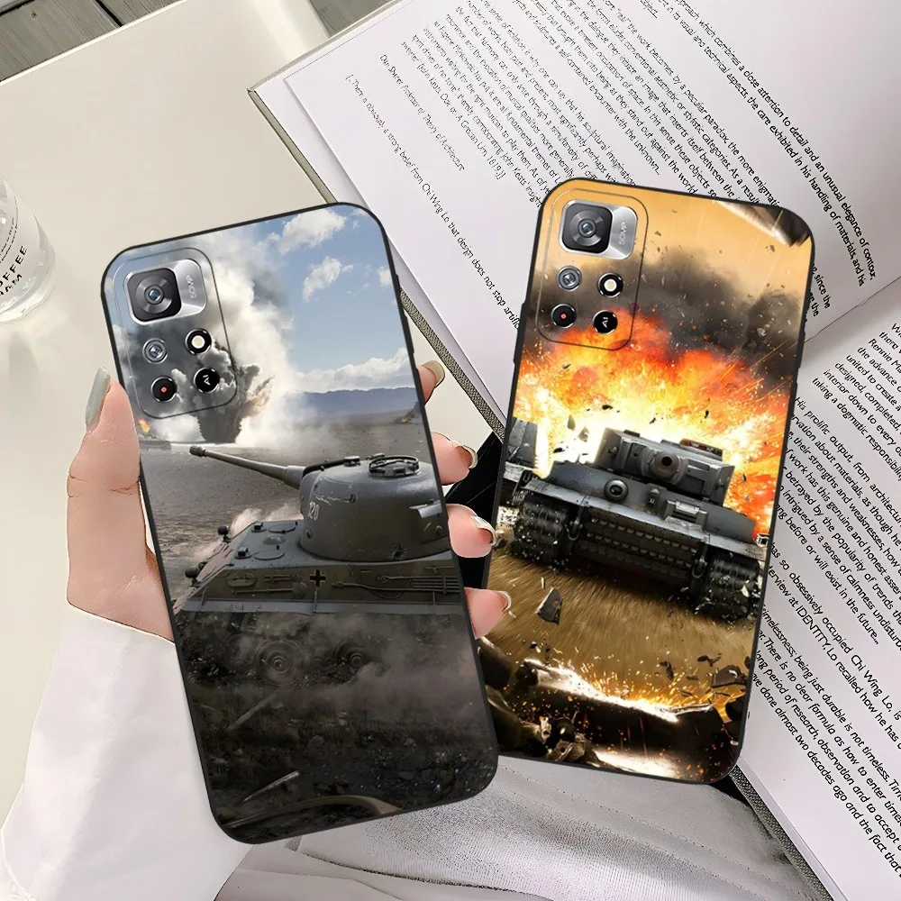 Game World of Tanks Phone Case for Xiaomi Redmi Note 13 12 11 9 Ultra 10 Lite Poco F4 F5 X5 Pro Plus Cover