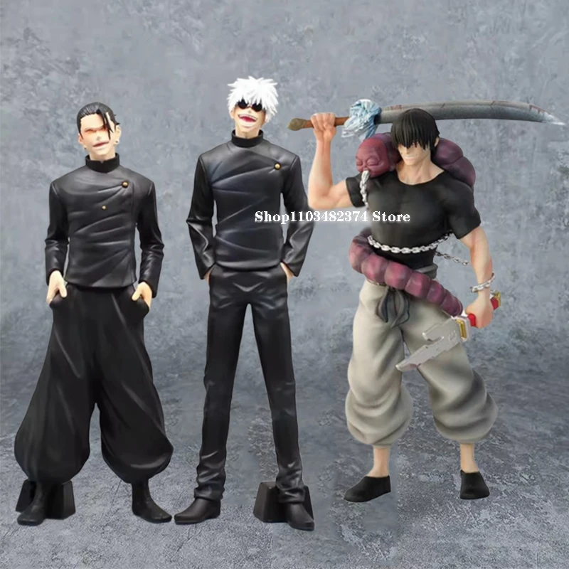 

Anime Gojo and Geto Figure Jujutsu Kaisen Model Toji Figure King of Artist Statue Standing PVC Collection Toys for Children Gift