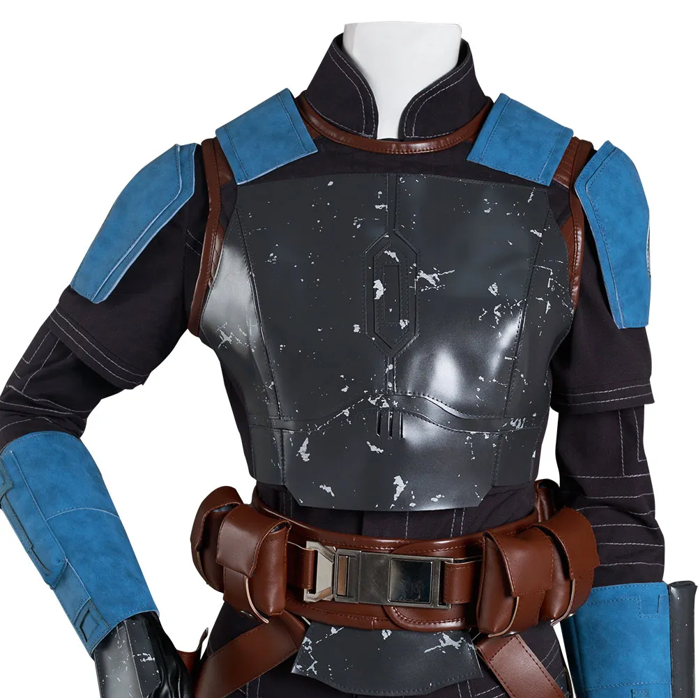 Bo Katan Kryze Cosplay Anime Costume Jumpsuit Vest Outfits Battle Suit Fantasia Women Girls Halloween Carnival Disguise Clothes