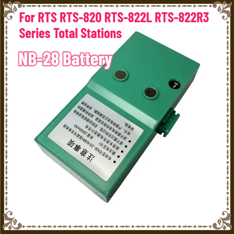 NEW 2800MAH NB-28 Battery for RTS RTS-820 RTS-822L RTS-822R3 Series Total Stations
