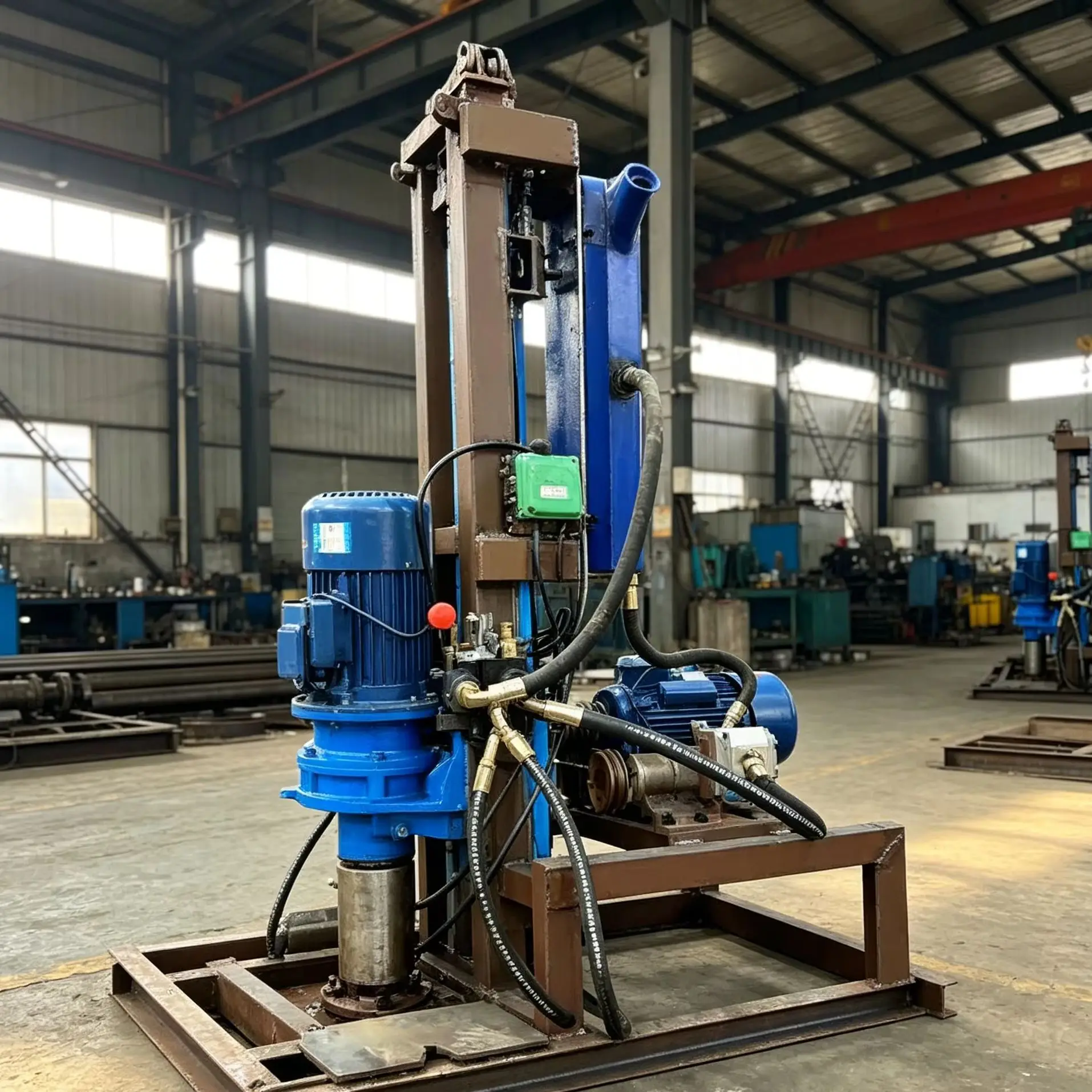 Customized RLD-100E Water Well Drilling Machine Light-duty Handheld Hydraulic Water Well Drilling Rig Portable for Household