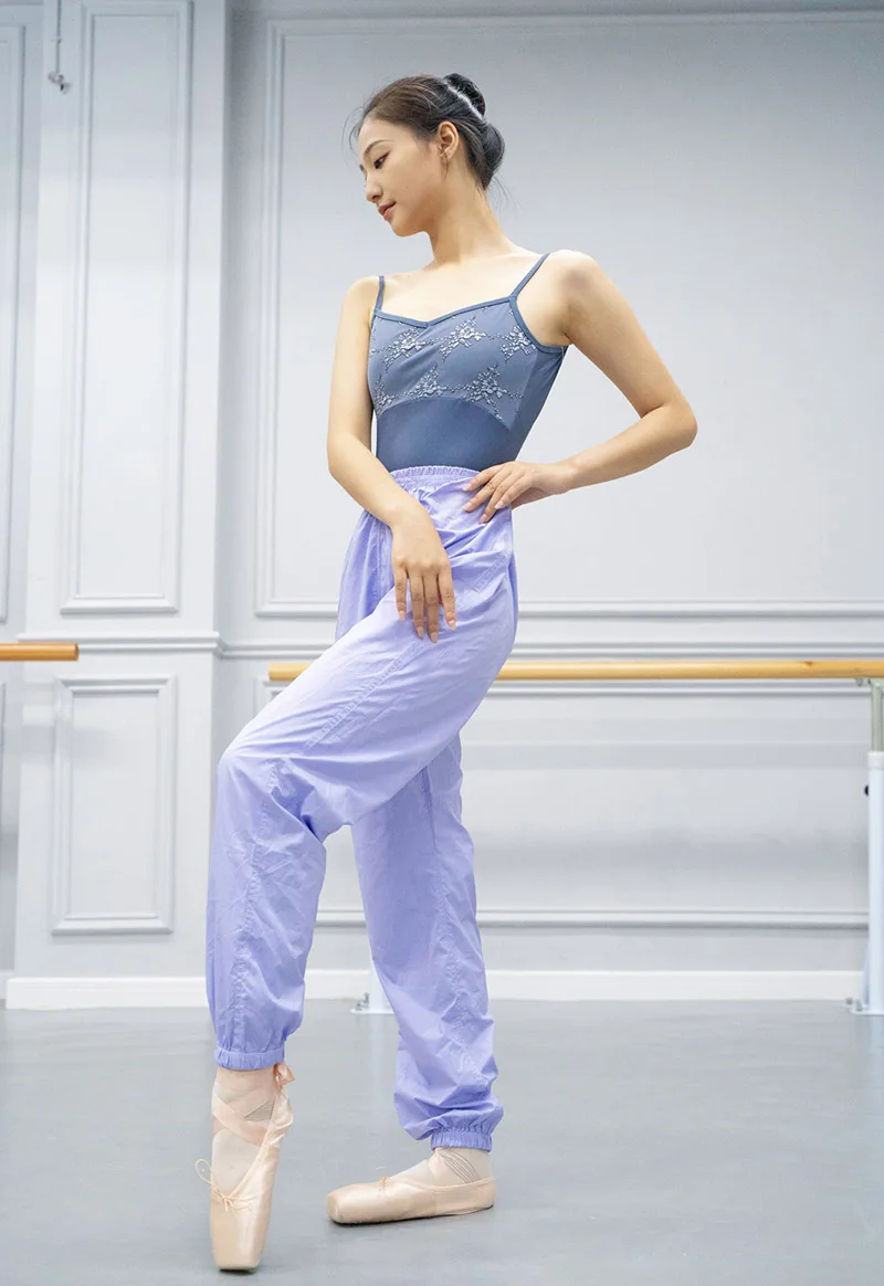 Pantaloni da body per balletto pantaloni da ballo per body da ginnastica per donna