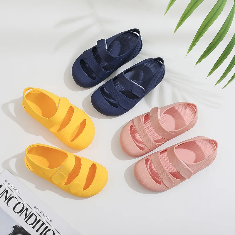 Summer New Baby Shoes Kids Slippers 2023 Children Nice Non -slip Soft Floor Boys Girl Toddler Beach Shoes Kids Sandals