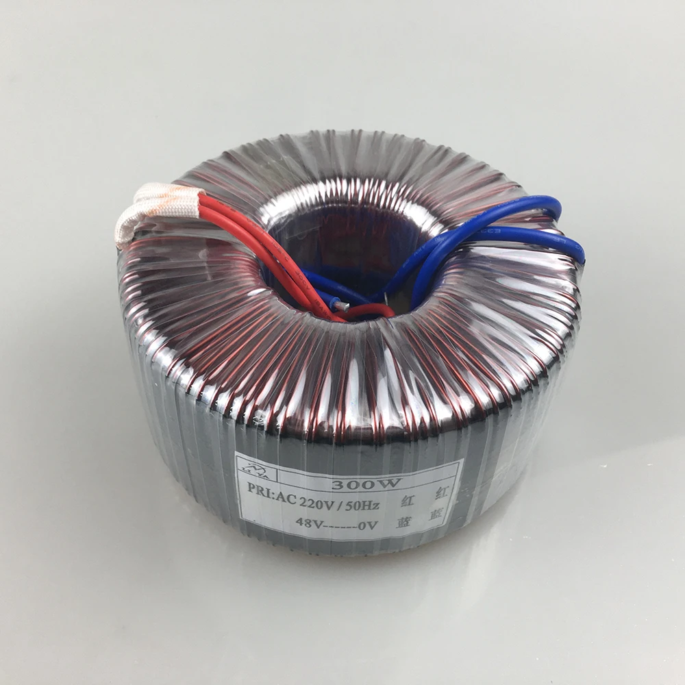 300W toroidal transformer 220V to 48V/50V/60V/70V stepper driver power amplifier transformer can be customized