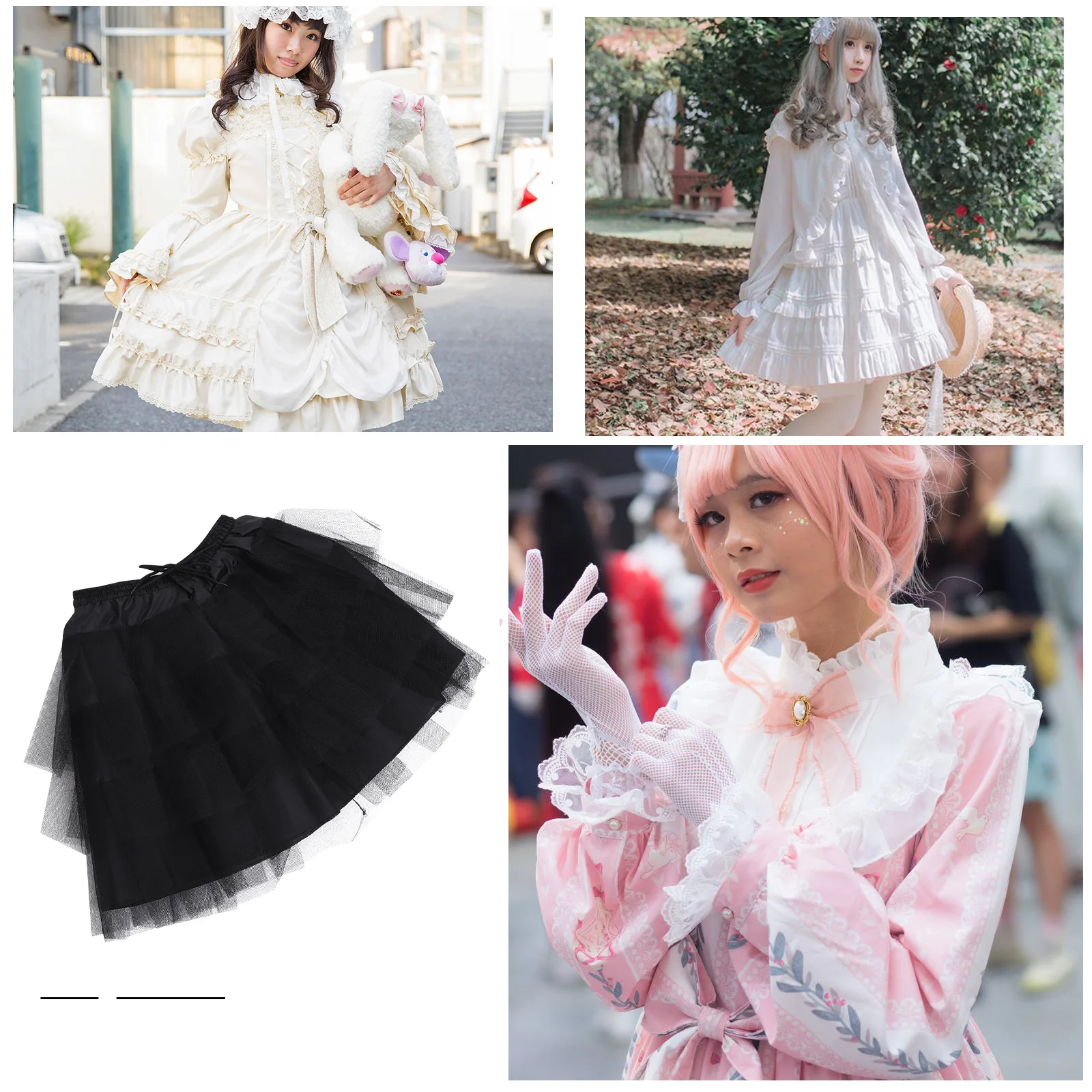 1 stks Petticoat Jurk Onderrok Voor Vrouwen Meisjes Bruiloft Cosplay Stadium Dagelijkse Slijtage Stevig Comfortabel Huidvriendelijk