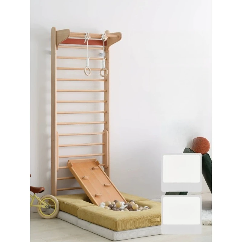 Climbing frame for children, indoor multifunctional household slide and swing combination