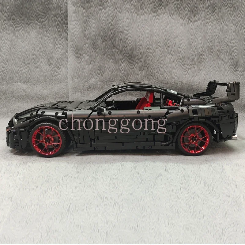 New 1:8 Scale Supra MK4 [A80] Super Sports Car Model Buiding Kit Creators Block Bricks DIY Toys for Kids Birthday Gifts Boys Set