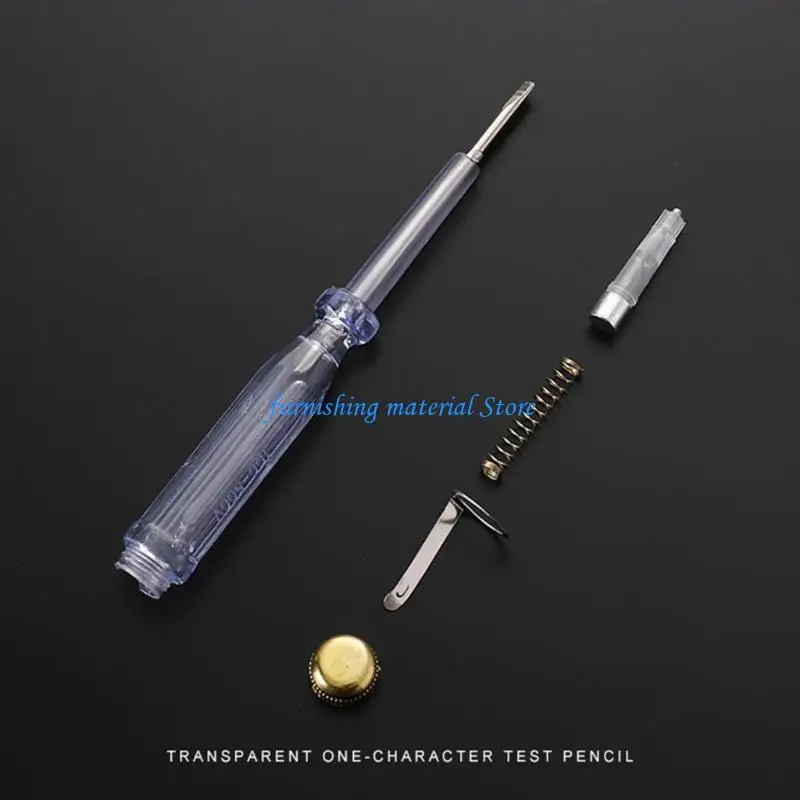 Y5GD 100-500V Induced Electric Tester Pen Screwdriver 1-phase Tester Detector AC Test Pen 10Pieces