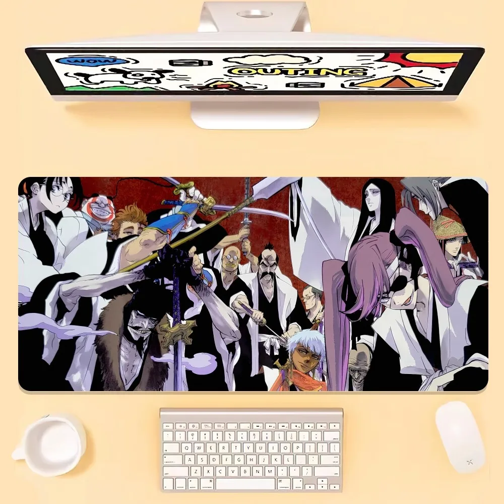 Anime B-Bleach Thousand-Year Blood Mouse Pad  Office Large Small Computer PC Keyboard Mouse Rubber Game Anti-Slip Mice Mat Big