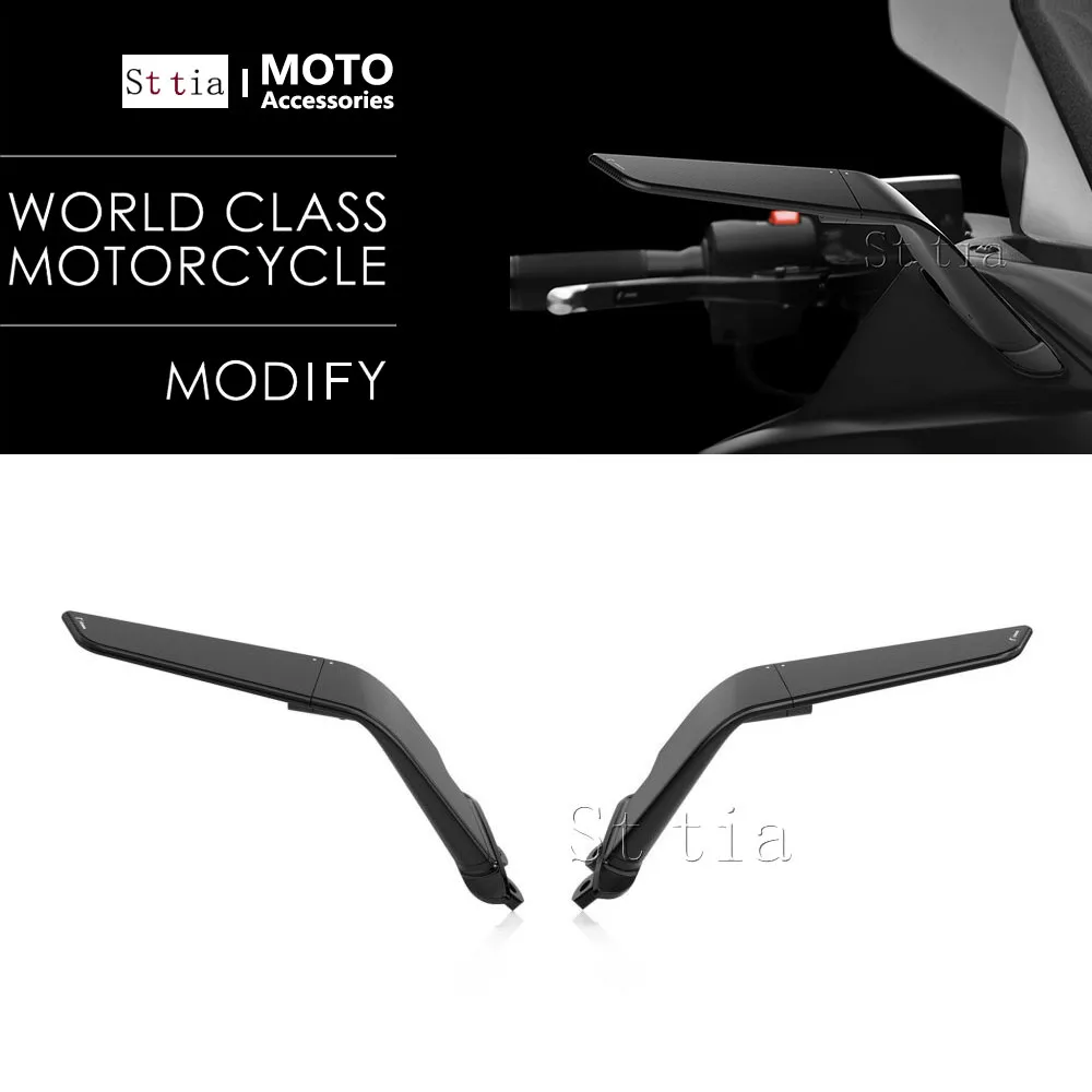 

Мотоциклетные зеркала для Yamaha T-MAX 560 T-MAX 560 TMAX 560 2020-2021, зеркала-невидимки, спортивные зеркала, комплект зеркал с крылышками, регулируемые зеркала