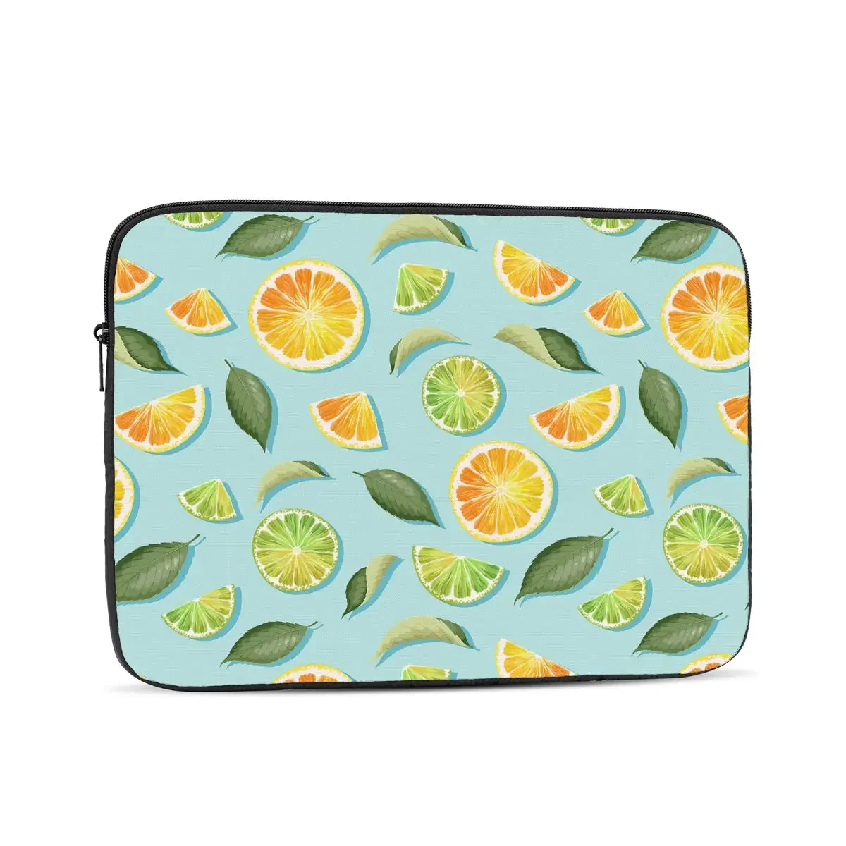 Juste sans couture avec citron et citron pour iPad, housse pour ordinateur portable, sac pour ordinateur portable, poudres