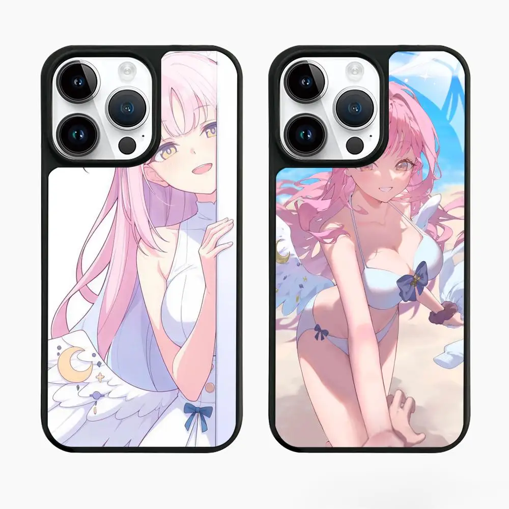 Hot Blue Archive Mika Phone Case For lPhone 17 16 e 15 14 13 12 11 Pro Max Plus For Anti-slip textured phone case