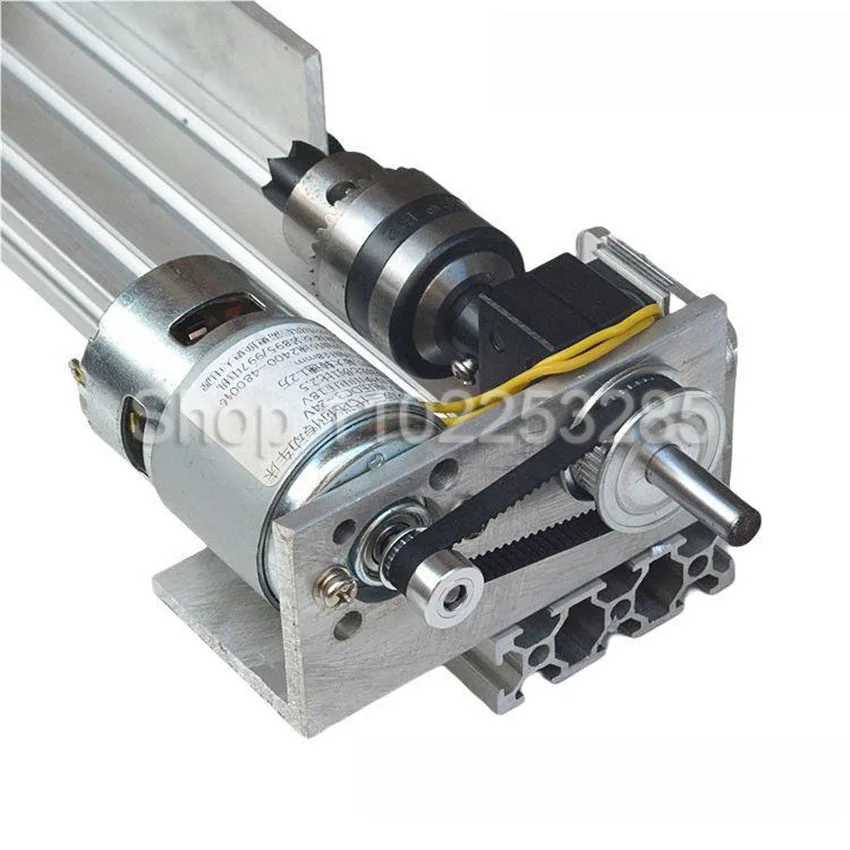 Multifunctional mini lathe adjustable grinding and polishing machine woodworking lathe 775 80W motor