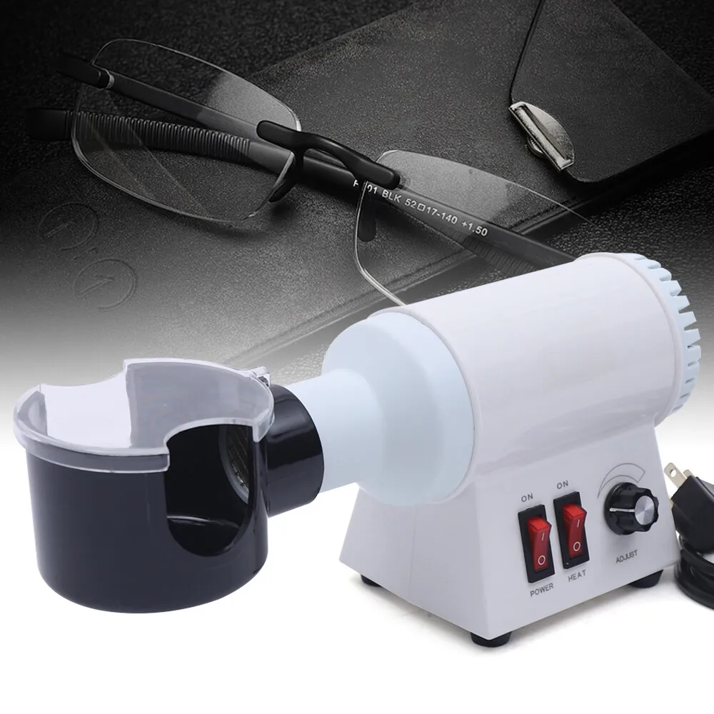 650 واط الهواء الساخن النظارات البصرية الإطار دفئا سخان درجة الحرارة قابل للتعديل 70-130 ℃ /158-266 ℉