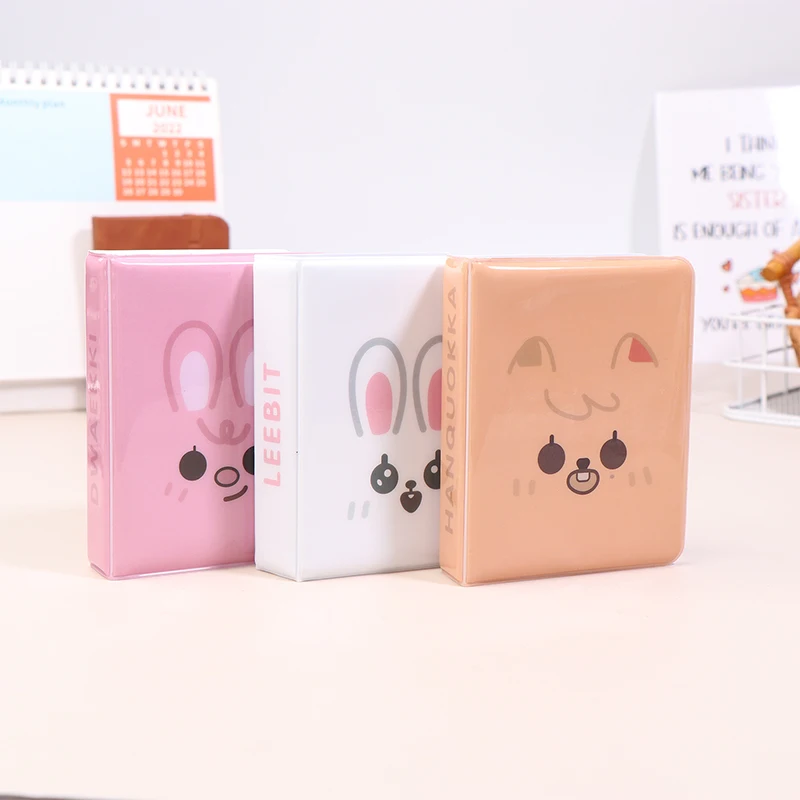 Cartoon Animals 3 Inch Album Star Photo Small Card Storage Album Cute Idol Picture Postcard Kpop Card Binder Card Book