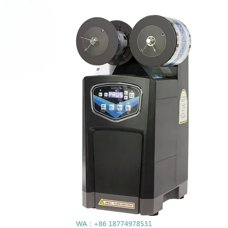 

Автоматическая машина для запайки упаковки LF-95S: Горячая распродажа, упаковочное оборудование, электрический запайщик для пластиковых стаканов для баббл-чая