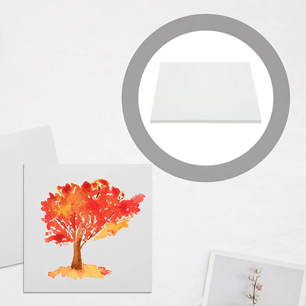 

Handmade Pure White Ceramic Tiles Square Blank Canvas for Painting Sublimation DIY Coasters Craft Projects Porcelain Tile Art