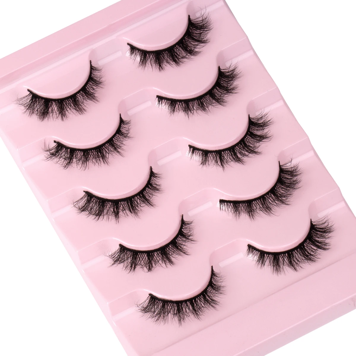SEXYSHEEP Cat Eye nepwimpers Natuurlijke look Lange Manga-wimpers, cospaly Pluizige 3D-wimperaccessoires Faux nertsenwimpers