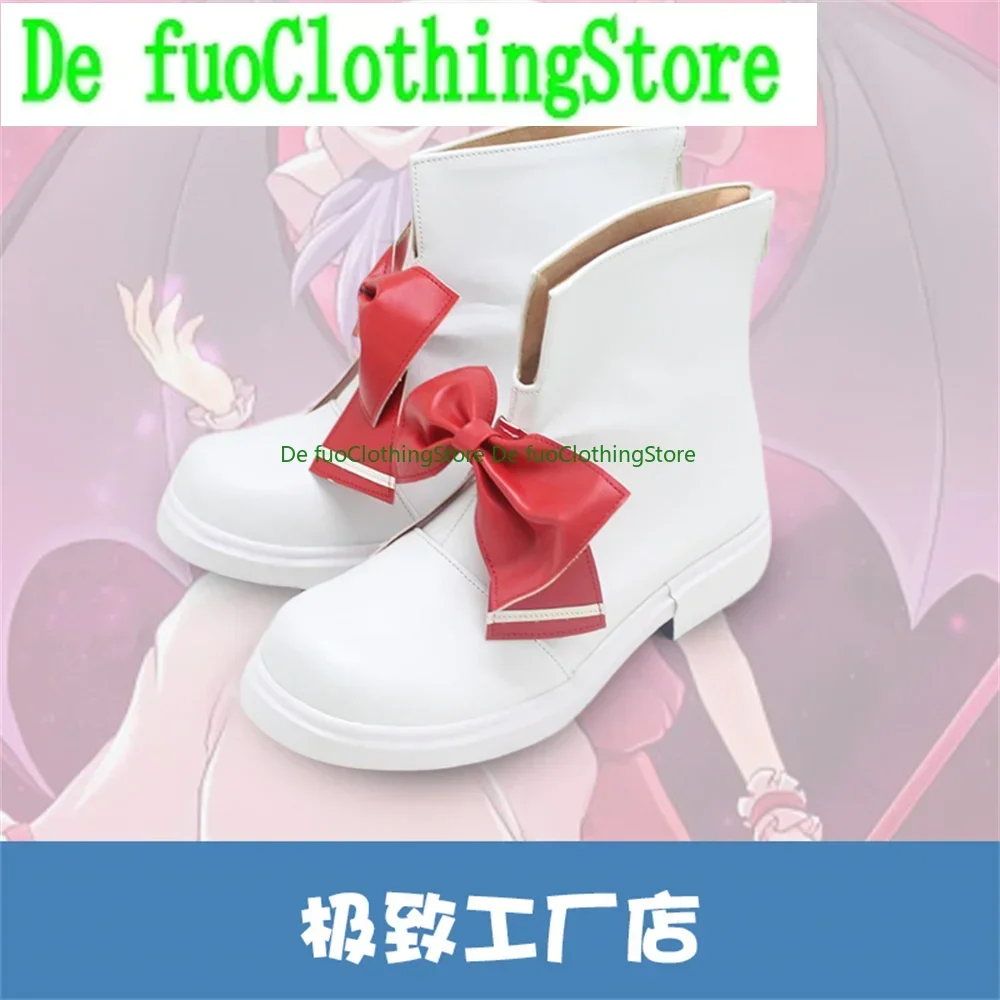 Toho Project Touhou Project Remilia Scarlet أحذية كوسبلاي أحذية لعبة أنيمي الهالوين عيد الميلاد Defu متجر أحذية الملابس