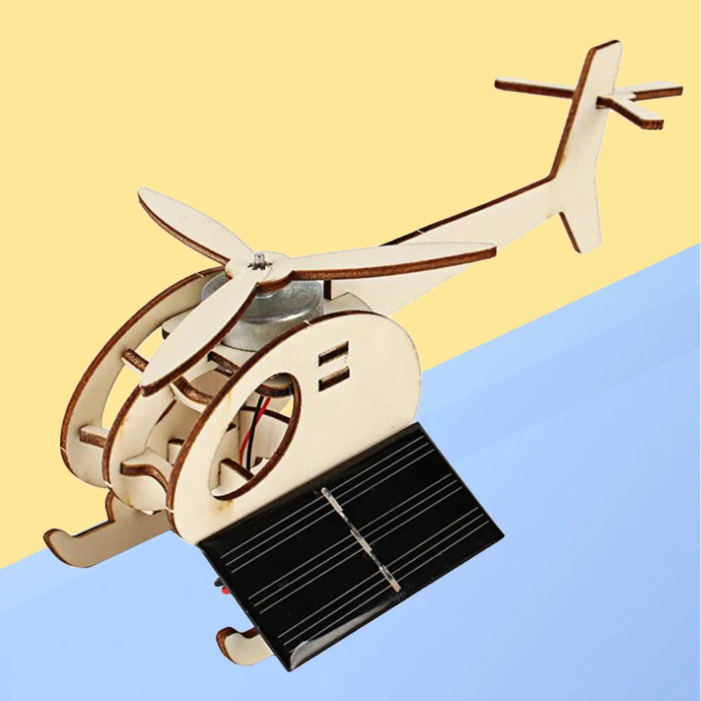 Tecnologia de helicóptero solar, invenção de pequena produção, estudantes do ensino fundamental, pacote de material experimental de ciências manuais