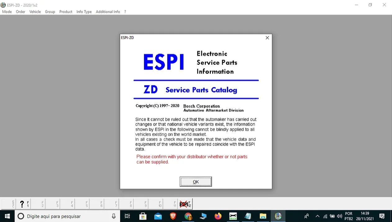 2020 Zexel ESPI Zd, Zw, Zx, Cross reference, injection pump calibration data electronic parts catalog