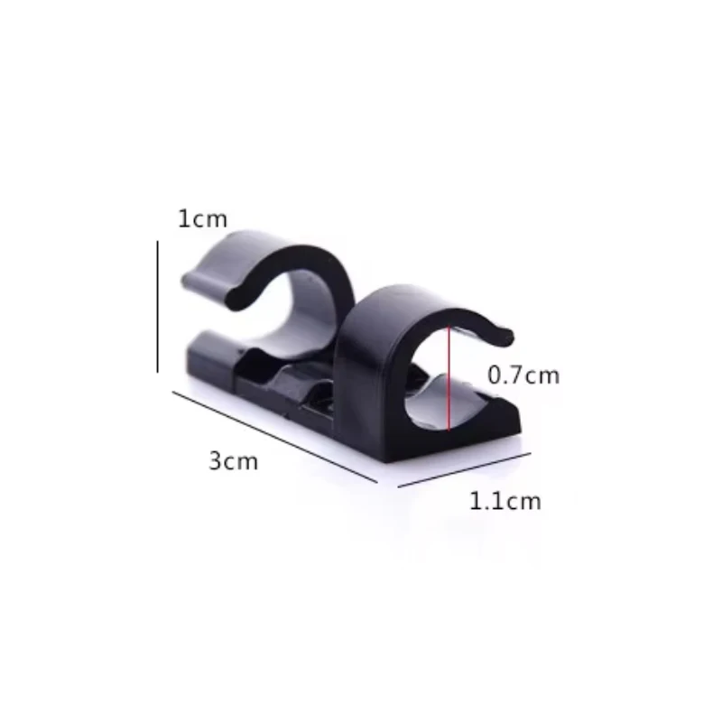 Cable Organizer Clips Cable Management Desktop & Workstation ABS Wire Manager Cord Holder USB Charging Data Line Bobbin Winder