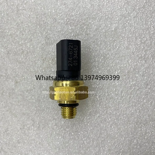 Oil Pressure Sensor 274-6721 Excavator Spare Parts 320D E320D Pressure Sensor C6.4 Engine 2746721