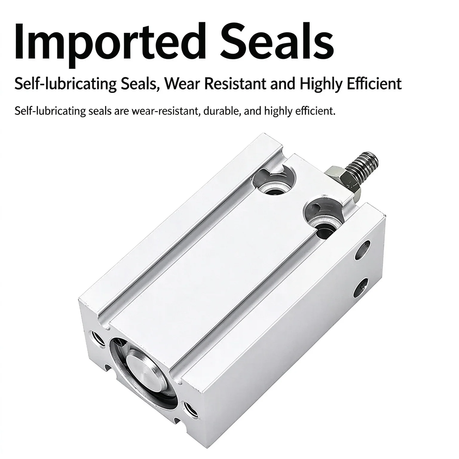 Small Pneumatic Cylinder Free Installation CU CDU Series - Various Sizes 6-50mm Diameter Options for Industrial Use