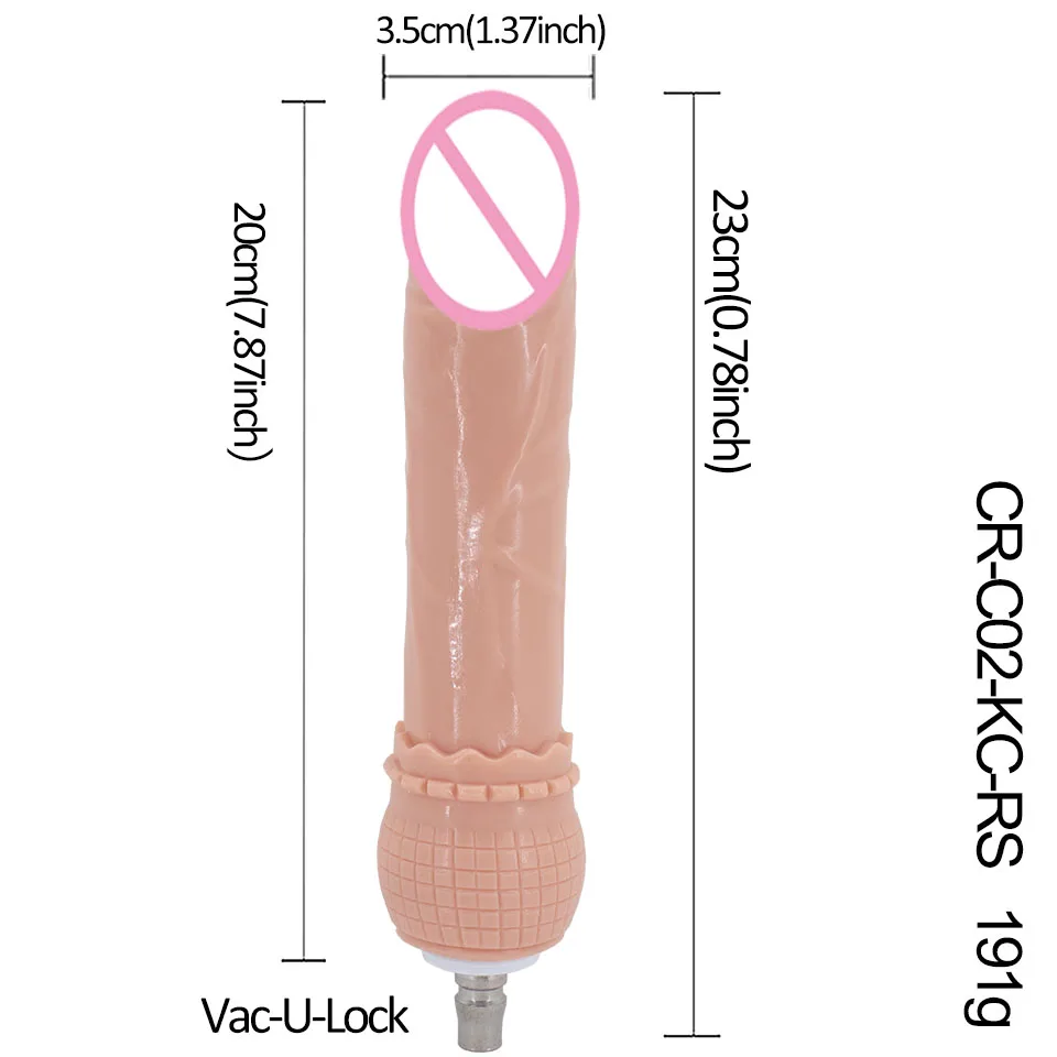 FREDORCH NEW Sex Machine Big Dildos VAC-U-LOCK Vibrator For Women Attachments Toys for Adults Realistic sex machine dildo view 5