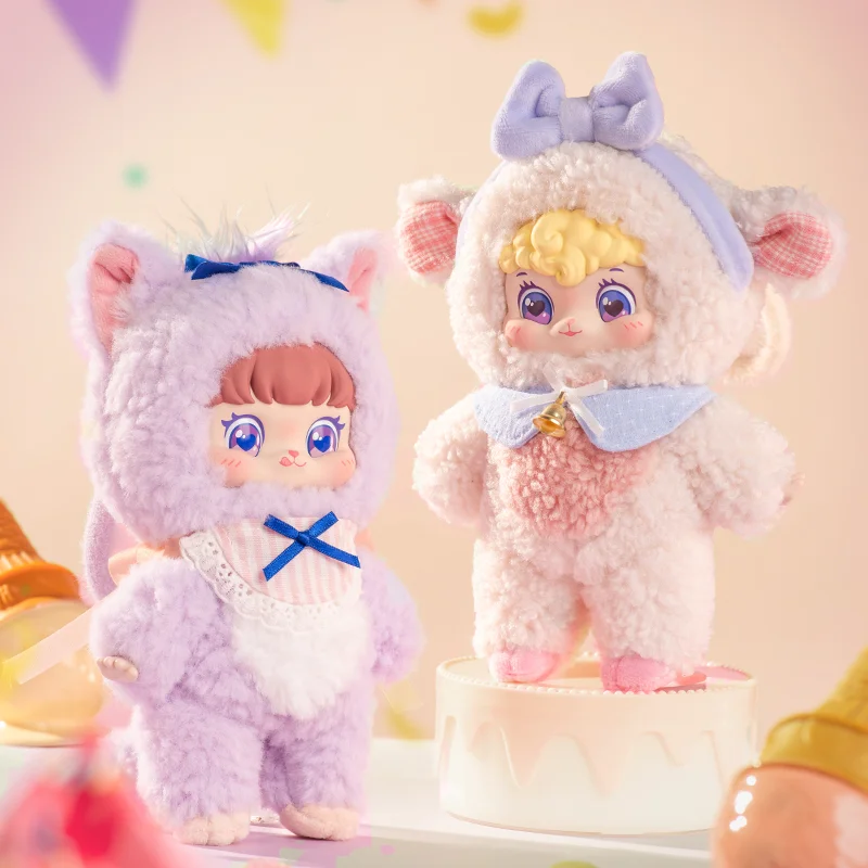 Simontoys Puffynose Friends Plush Doll Blind Box Series Cute Soft Stuffed Toys Trendy Surprise Collectible Plushies