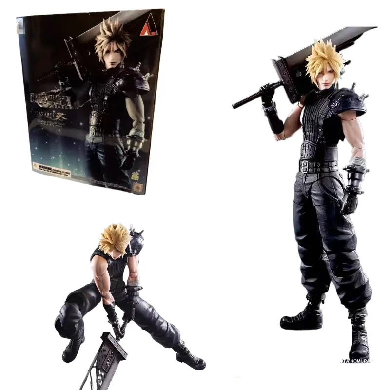 

SE PlayArts Remake Version 2.0 Cloud Strife Sephiroth Tifa Yuffie Kisaragi Aerith Anime Model Toys for Boys Gifts Original Box