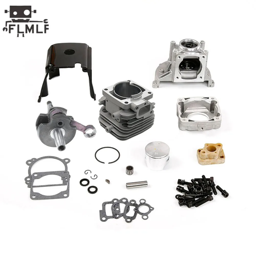 

4 Bolt 36cc Gas Engine Cylinder Crankshaft Kit for 1/5 Hpi Rofun Km Rovan Baja Losi FG Redcat 36CC Motor Engines Upgraded Parts