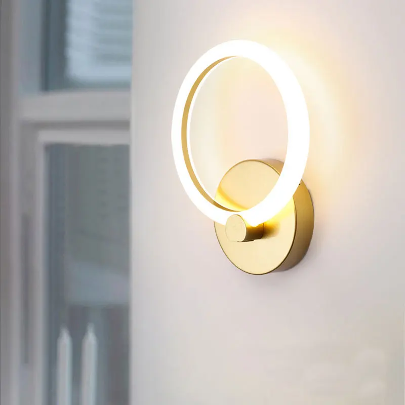 Nordic Bedhead Luxury Background Wall Modern Bedroom Background Creative Wall Lamp