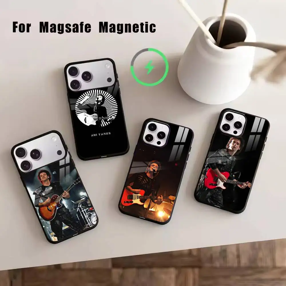 S-Singer Gustavo Cerati  Phone Case For iPhone17,16,15,14,13,12,11 Plus,Pro Magnetic with Magsafe Wireless Charging