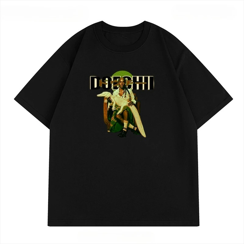 

BADWITCH Doechii Designs T-shirts with Rap Street Style, Original Short-sleeved American Rap and Hip-hop Trends