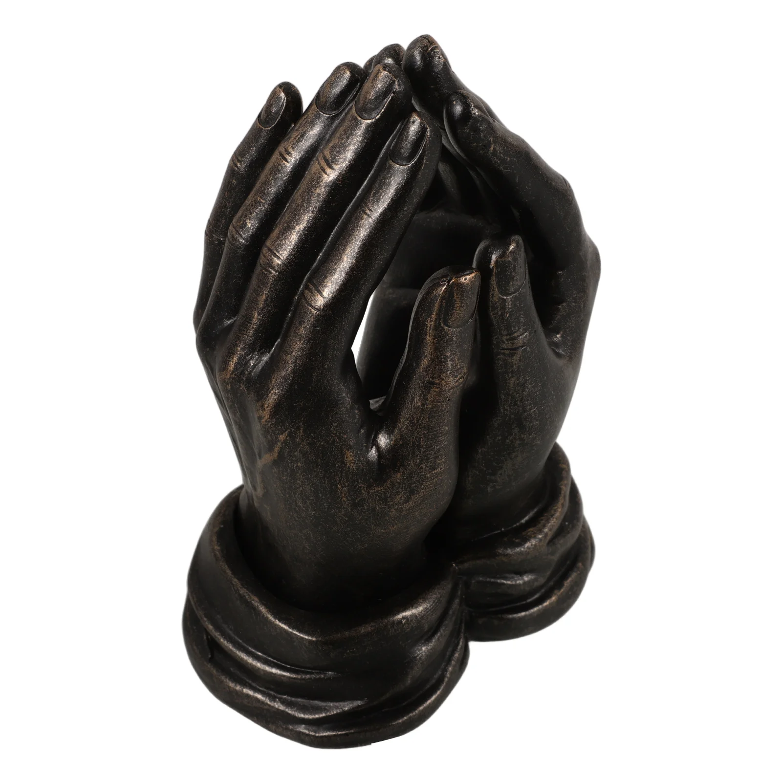 

Prayer Sculpture Hand Ornament Resin Craft Statue Indoor Vertical Desktop Figurine