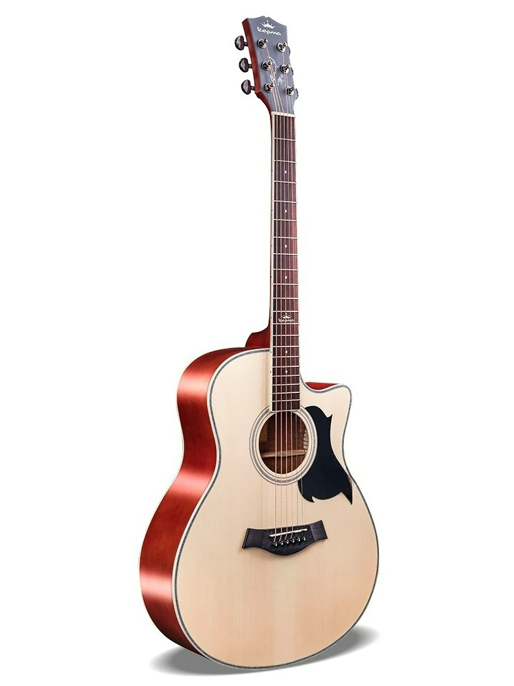 

41-Inch electric box wooden guitar for beginners