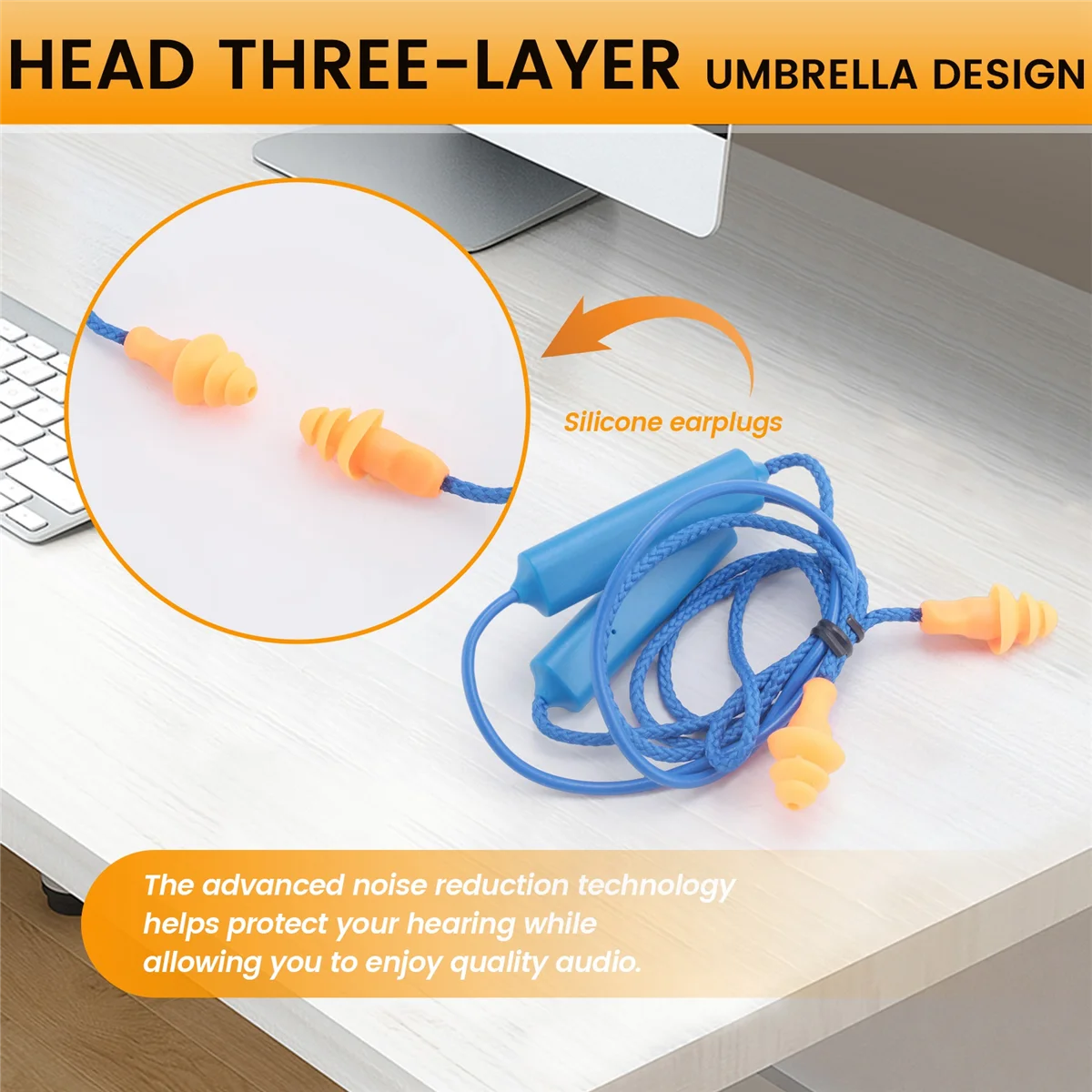 

A45I Ear Plugs Bluetooth Headset for Work, Hearing Protection, Suitable for Construction Site and Noisy Environments