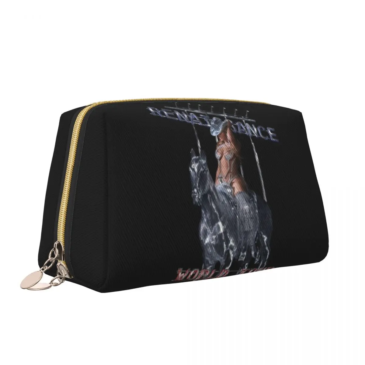 Kawaii Singer Beyonce Renaissance Tour Travel Toiletry Bag Women Concert Movie Cosmetic Makeup Bag Beauty Storage Dopp Kit