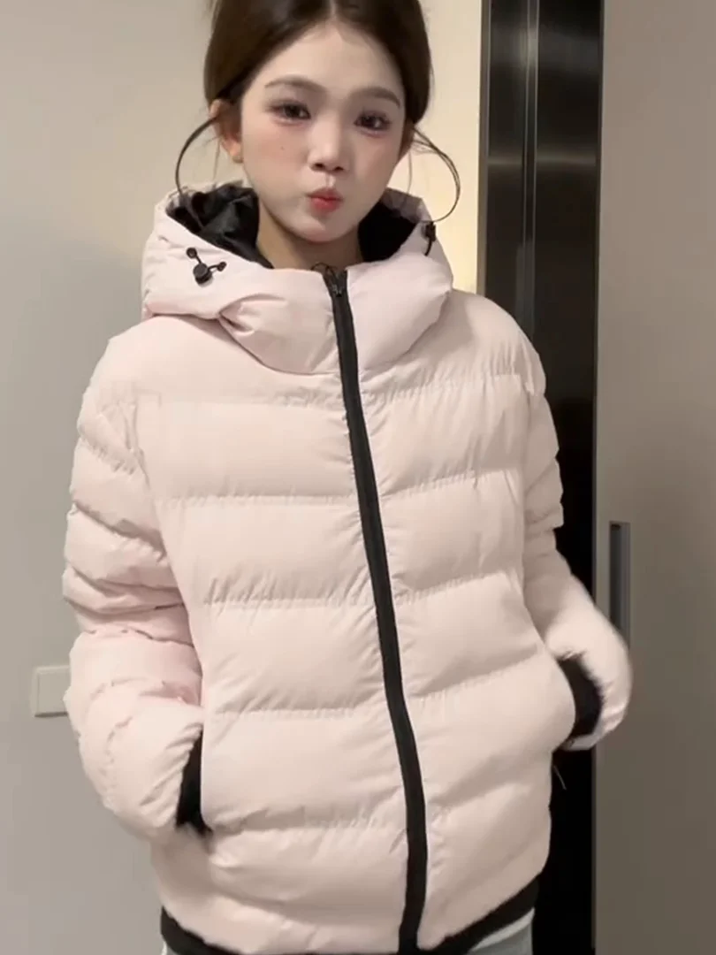Women's Jacket New Autumn and Winter Parkas Cotton Clothing Hooded Warm Coat Commuting